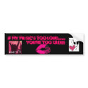 if my music bumper stickers by hayleybabe if my music bumper stickers
