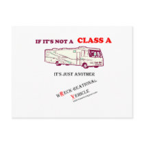 If Not A Class A RV? postcards