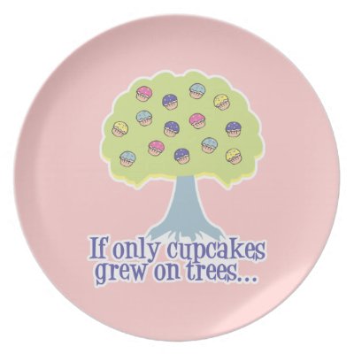 if only cupcakes grew on trees plates Fuji_plate