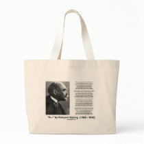 "If— " Poem By Rudyard Kipling Tote Bags