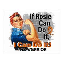 If Rosie Can Do It MS Warrior Post Cards