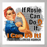 If Rosie Can Do It Multiple Sclerosis Warrior Poster