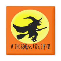 If the broom fits, fly it! magnets