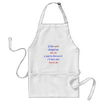If the earth charged me ... 70 apron