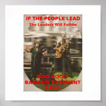 IF  THE  PEOPLE  LEAD  t shirt Posters