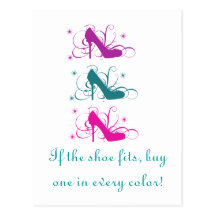If The Shoe Fits Postcard