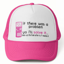 "If There Was A Problem" hat pink on pink by noelehua "If There Was A Problem" hat pink on pink