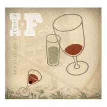 iF. Three Cocktails posters