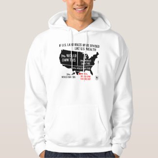 If U.S. Land Mass Were Divided Like U.S. Wealth shirt