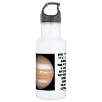 If We Could Harness Methane Ethane Jupiter Energy 18oz Water Bottle