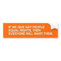 IF WE GIVE GAY PEOPLE EQUAL RIGHTS.png Bumper Sticker