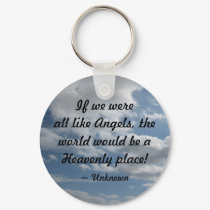 If we were all like Angels... Key Chain keychains by OurSouthernCharm If we were all like Angels... Key Chain keychains