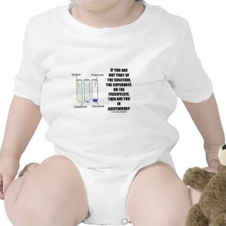 If You Are Not Part Solution Suspension (Humor) shirt