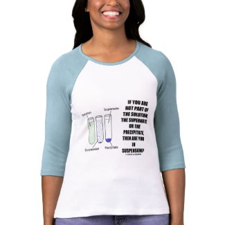 If You Are Not Part Solution Suspension (Humor) shirt