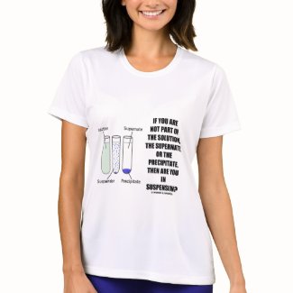 If You Are Not Part Solution Suspension (Humor) shirt