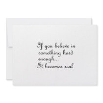 If you believe in something-invitation