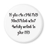 if you CAN READ…. magnets