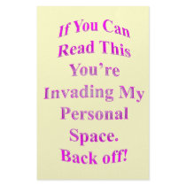 If You Can Read This - Back Off! stationery by catchthenextwave If You Can Read This - Back Off! stationery