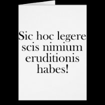 If You Can Read This ... cards
