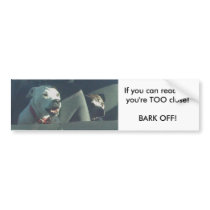 If you can read this...too close Bumper Sticker bumper stickers by CarolsCamera If you can read this...too close Bumper Sticker bumper stickers