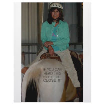 IF YOU CAN READ THIS YOUR TOO CLOSE PERSONALIZED LETTERHEAD