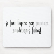 If You Can Read This You're Over-Educated Mouse Mat