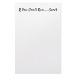 If You Can't Run.....Scoot stationery
