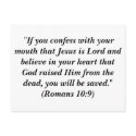 "If you confess with your mouth that Jesus is Lord postcards by chaznc28607 "If you confess with your mouth that Jesus is Lord postcards
