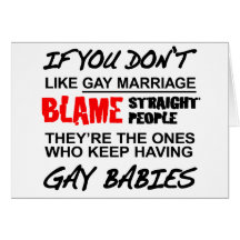 If you don't gay marriage card