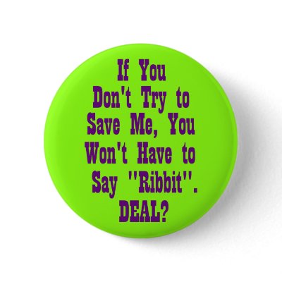 If You Don't Try to Save Me Buttons by RowanBrooks