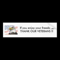 If you enjoy your freedom,THAN... bumper stickers