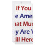 If You Hate America That Much Why Are You Still He Personalized Rack Card