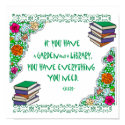 If you have a Garden and a Library posters