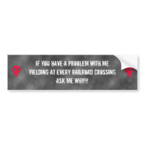 If You Have A Problem with Me...Bumper Sticker bumper stickers