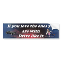 If_You_Love_the_Ones_blue_red_cloud bumper stickers by GraphicDeeZiner If_You_Love_the_Ones_blue_red_cloud bumper stickers