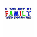 If You Met My Family Funny T-Shirt Humor