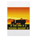 If You Own It A Trucker Brought It  #0022 Custom Stationery