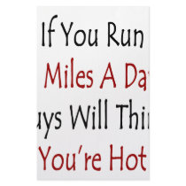 If You Run 5 Miles A Day Guys Will Think You're Ho stationery by Supernova23 If You Run 5 Miles A Day Guys Will Think You're Ho stationery