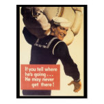 If You Tell World War 2 Post Card