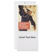 If You Tell World War 2 Custom Rack Cards