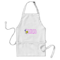 If You Think Im Cute See My Goddaughter aprons by TeeZazzle If You Think Im Cute See My Goddaughter aprons
