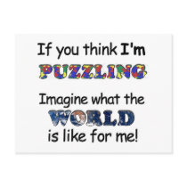 If You Think I'm Puzzling Post Cards