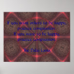 If you want others to be happy  - Poster