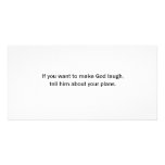 If you want to make God laugh (St.K) Picture Card