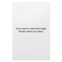 If you want to make God laugh (St.K) stationery by stamos1972 If you want to make God laugh (St.K) stationery