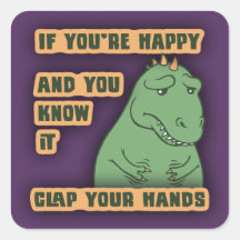 If Your Arms Reach Square Stickers