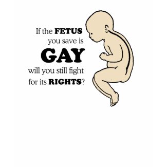 IF YOUR FETUS IS GAY shirt