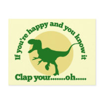 If youre happy and you know it post card