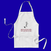 If you've got time to lean aprons