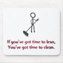 If you've got time to lean mousepads